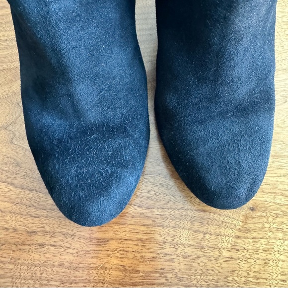 Dolce Vita Black Suede Wedge Ankle Booties. Size Women’s 7.5 - Picture 9 of 12